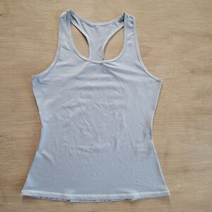 Telaleo active athletic tank top Dri-Fit Gray stretchy small